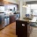 a kitchen with a large island
